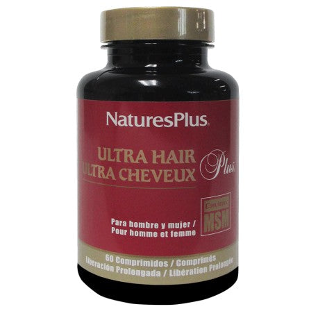 Ultra Hair Plus con MSM · 60 comprimidos